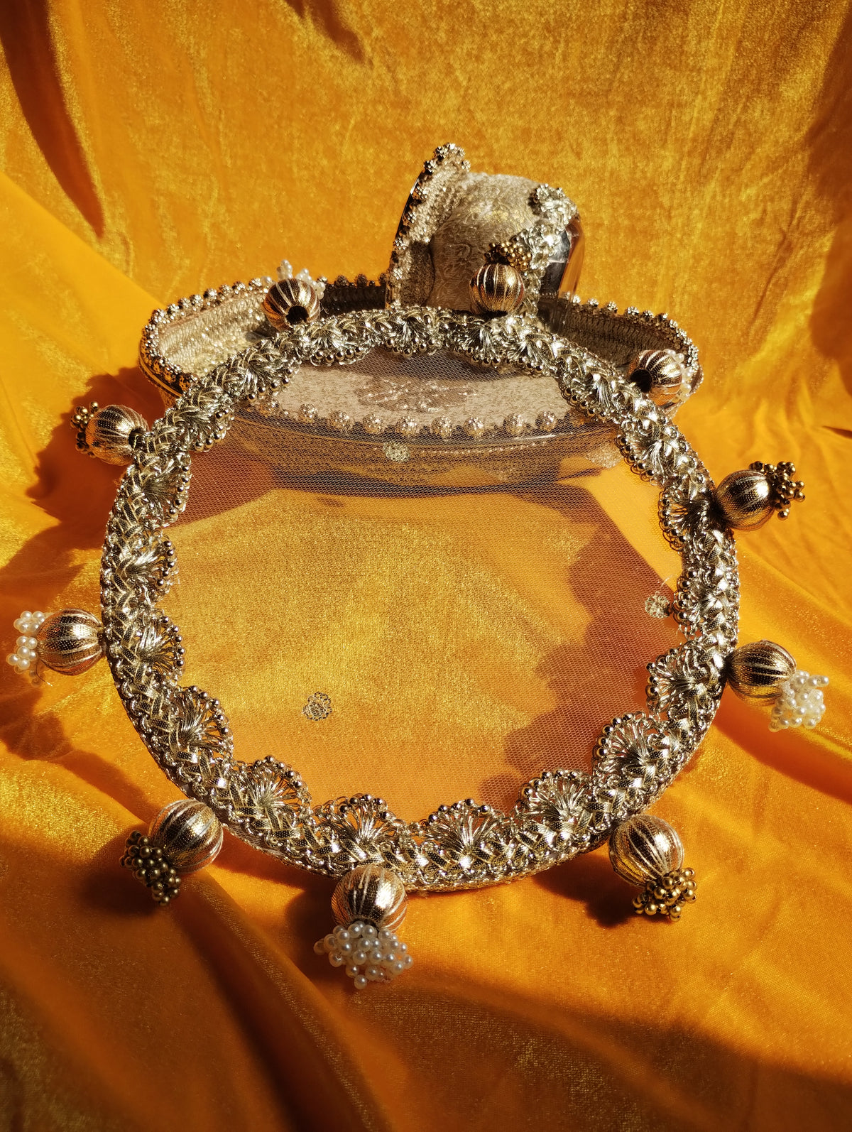 Golden Karwa Chauth Thali Set
